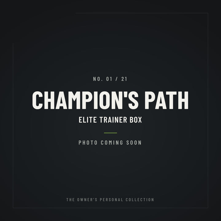 Champion's Path Elite Trainer Box — Owner's Personal Collection, Personal Collection — Elite Trainer Box, See item notes below