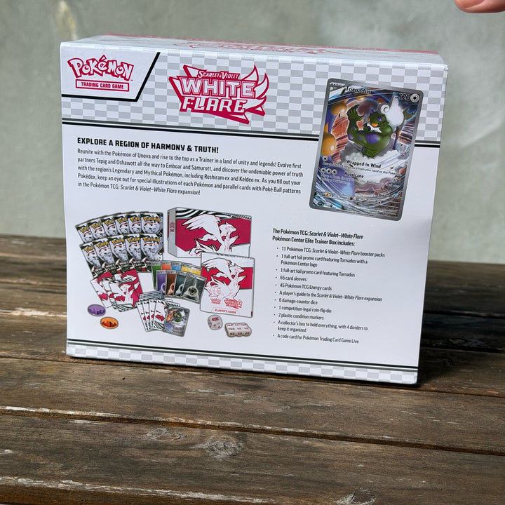 White Flare Pokémon Center Elite Trainer Box — Owner&