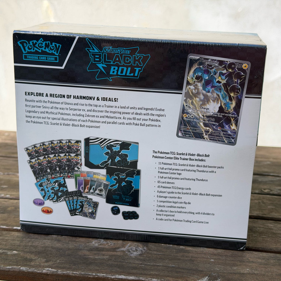 Black Bolt Pokémon Center Elite Trainer Box — Owner&