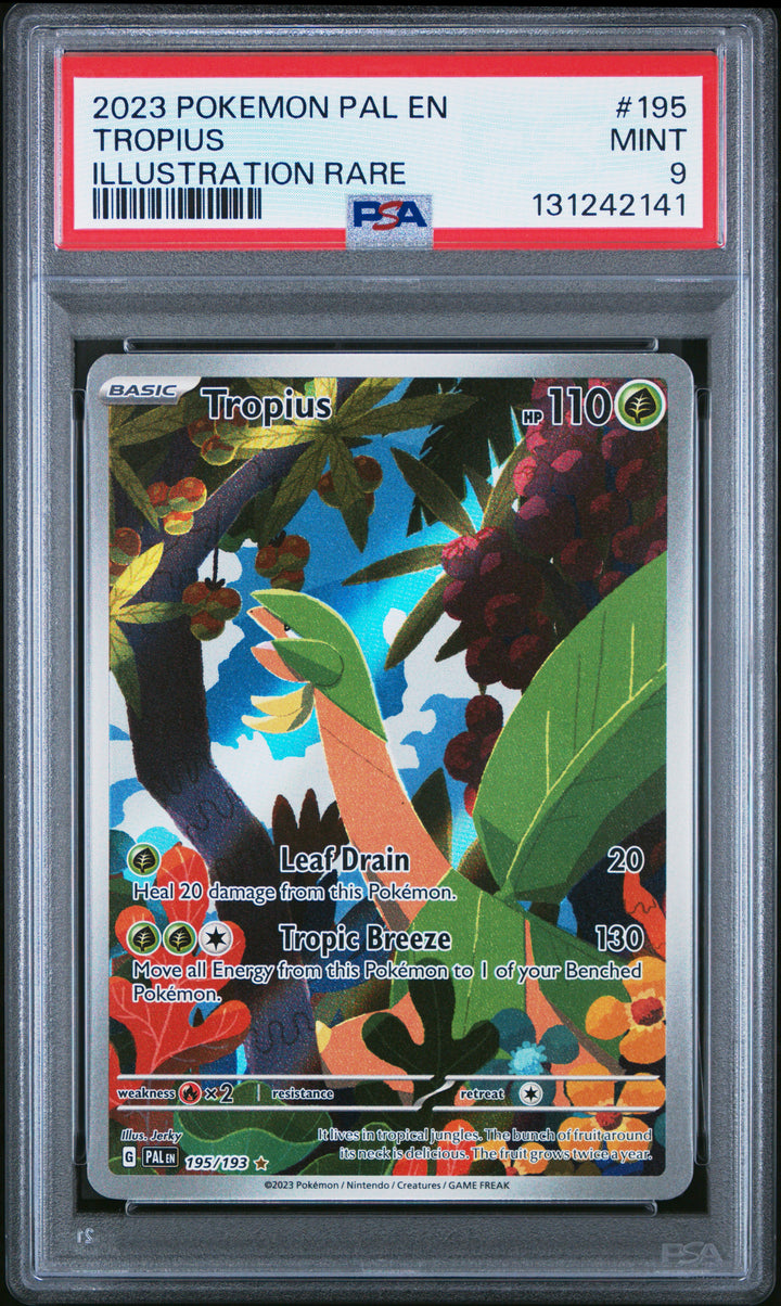 SV02: Paldea Evolved #195/193 Tropius PSA 9